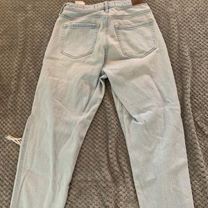 Hollister distressed mom jeans